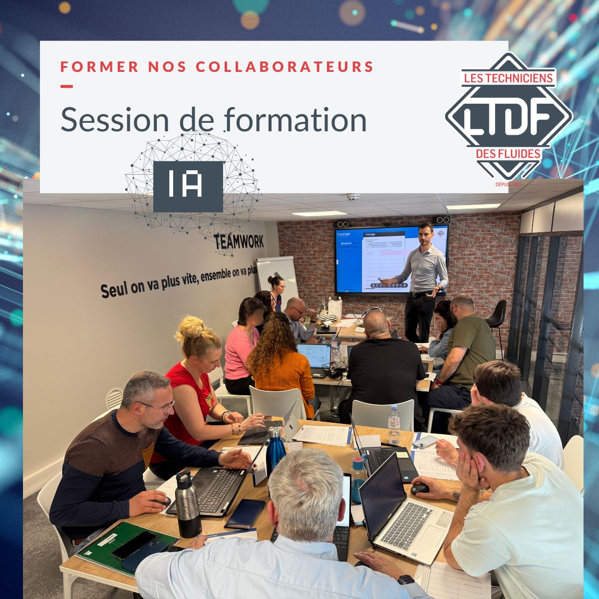 Formation manager IA Moortgat : session Réflexe IA LTDF animée par Constantin Moortgat avec 25 collaborateurs